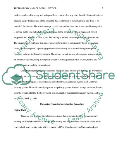 How the Computer Forensics Type of Technology Applied to Detect Crime