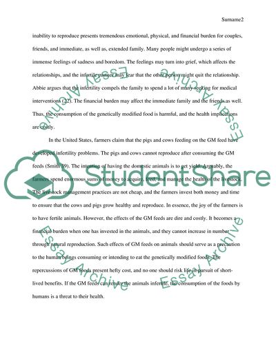 Long-Term Health Impacts of GM Foods