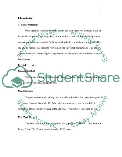 George Gordon Byron: Life and Works