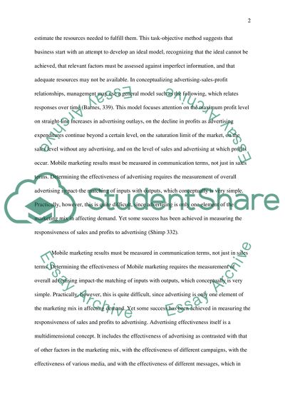 Mobile Marketing: Marketing through Cell Phones