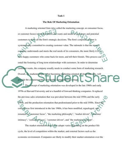 J ainbury Plc: Marketing Reearch and Information Need