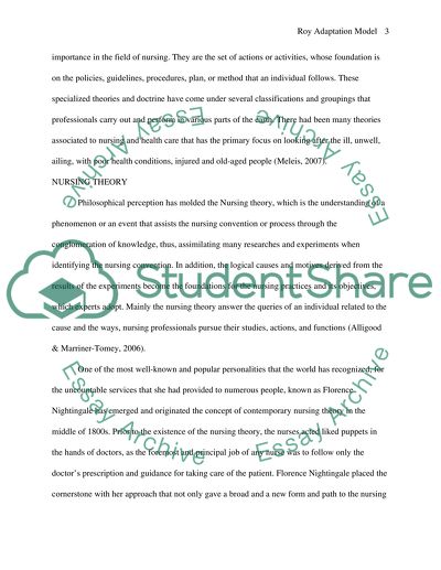 Roy Adaptation Model Applied to Leadership