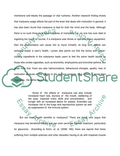 Health Benefits to Marijuana