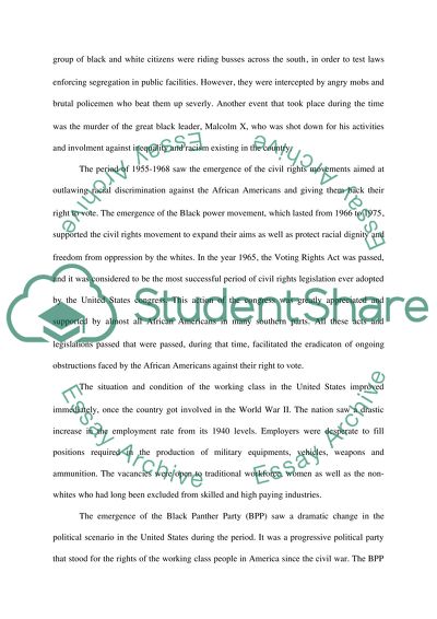 Discrimination of African Americans