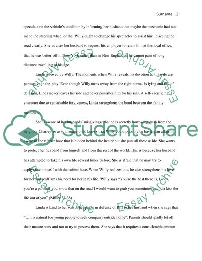 Crucial role of women in Death of a Salesman by Artur Miller