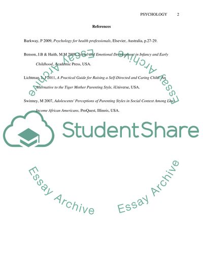 Authoritative Parenting and Eriksons Theory of Psychosocial Development