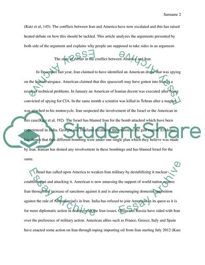 Tackling the Issue of Nuclear Weapon on Iran