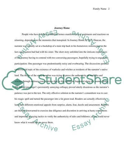 Thematic Statements: Gentlemen, Your Verdict; Journey Home; The Fall of a City; A Few Notes for Orpheus