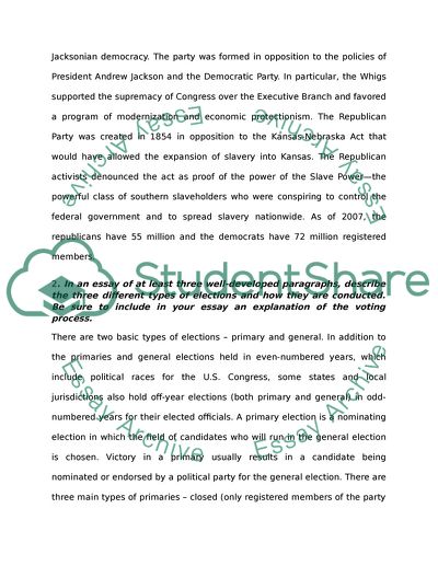 American Government & Its Policy