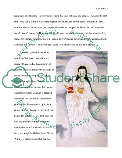 Depictions of Guanyin