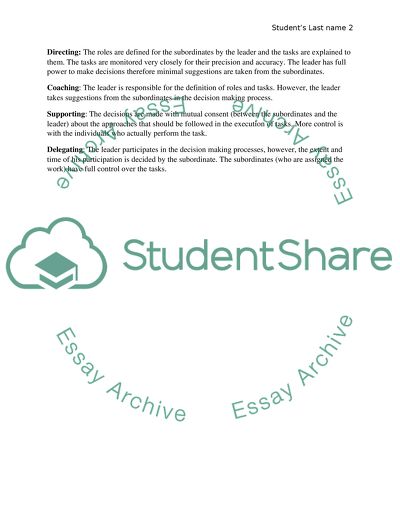 Leadership and One Minute Manager