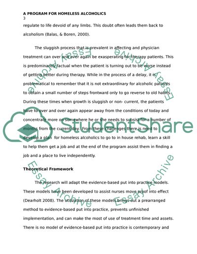 Program for Homeless Alcoholics