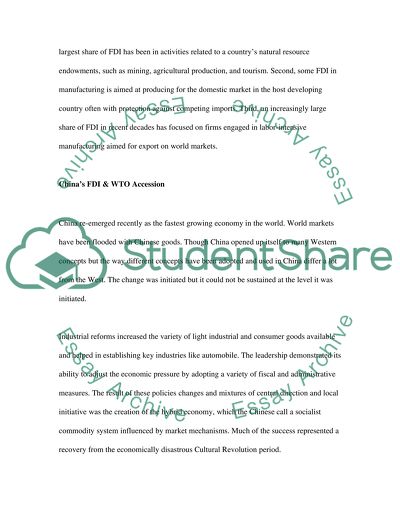 The World Trade Organization