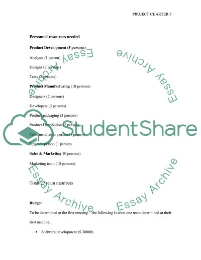 Developing the Charter