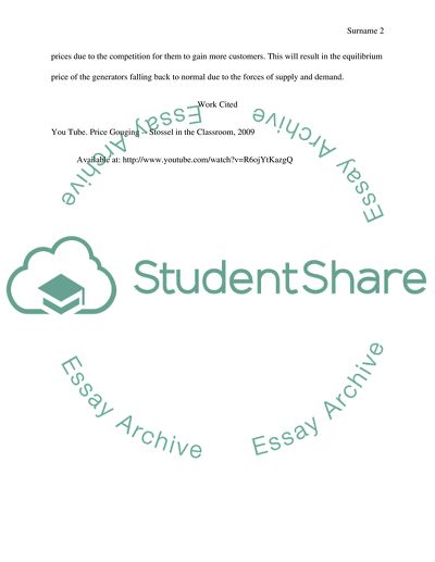  Is Price Gouging Bad Essay Example Topics And Well Written Essays 