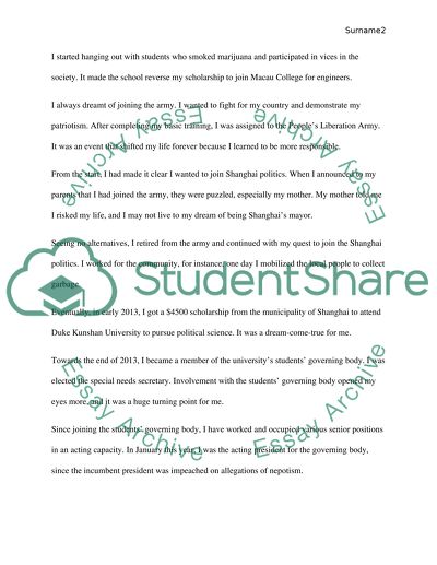 Autobiography of Jeffrey Li