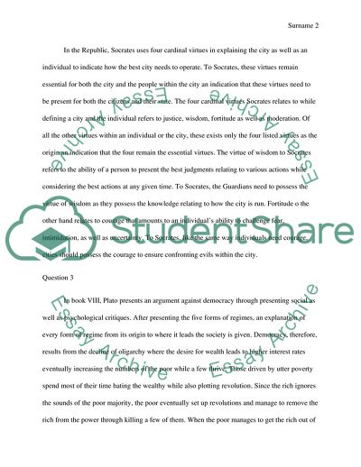 The Republic and Aristotle