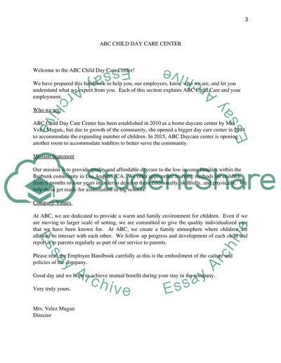 Opening a big day care center