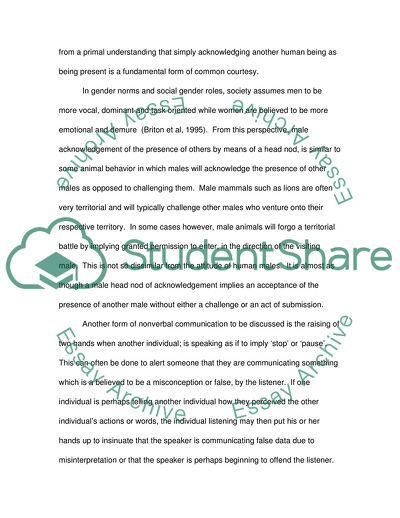 Face to Face Communication