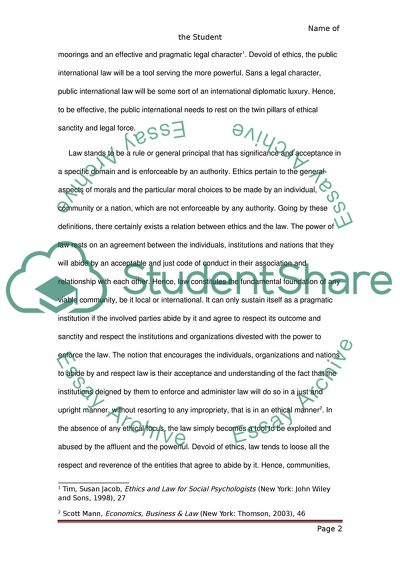 Public International Law