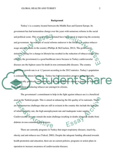 Global Health and Turkey