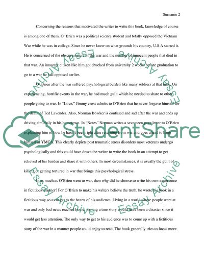 The Things They Carrried