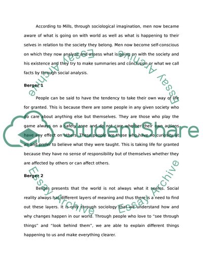 Sociological Consciousness in Sociological Debunking