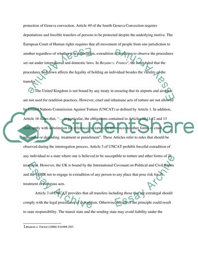 International Obligations and Responsibilities of Governments