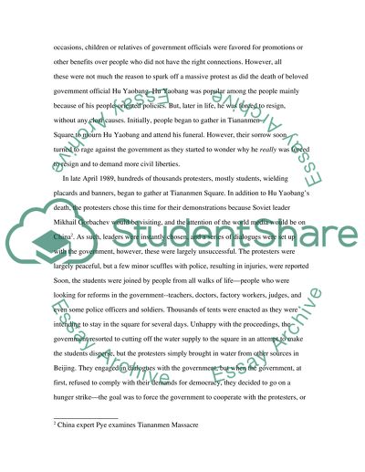 Tiananmen Square Massacre