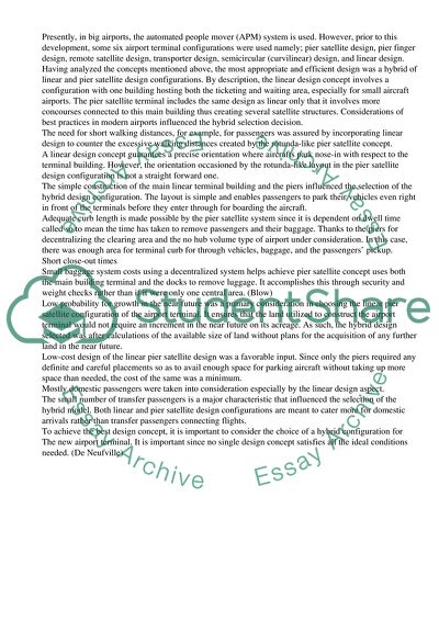 New Airport Terminal Design