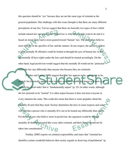 Forensic Mental Health