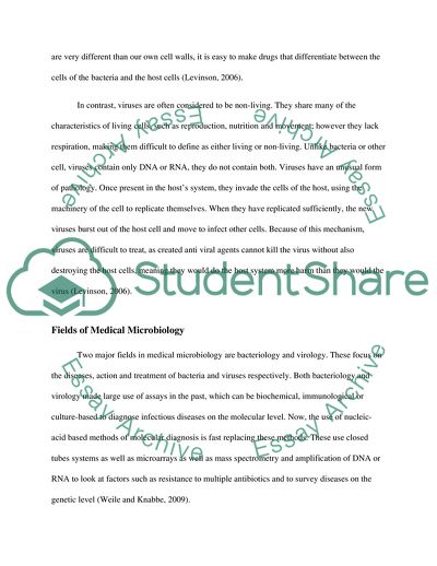 essay in microbiology topics