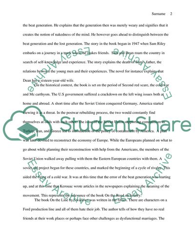 Social Class Differences in On the Road by Jack Kerouac