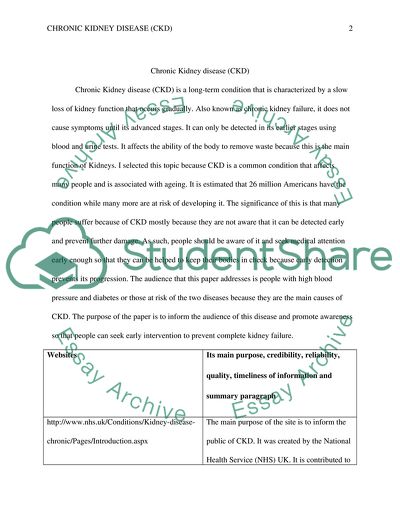 Chronic Kidney Disease