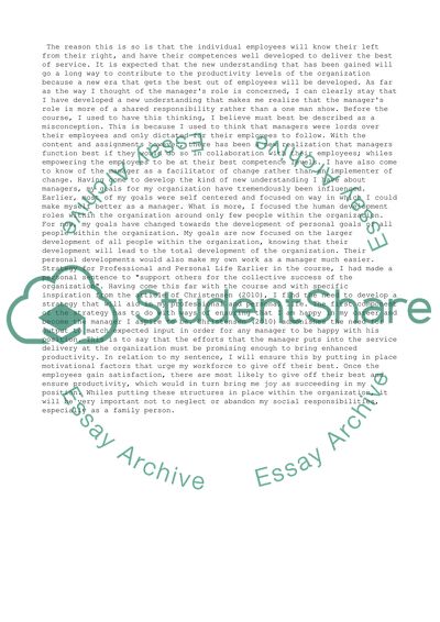 Blueprint for Professional and Personal Growth