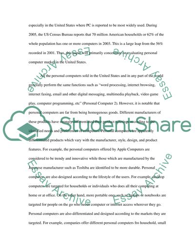 Personal Computer Industry