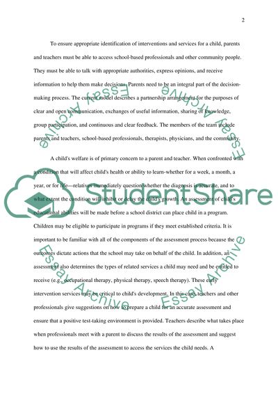 Discussion in special education