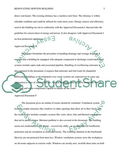 Renovating Newton Building