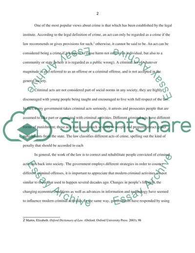 Compare And Contrast Different/Amount Of Crimes In China