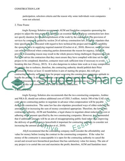 Construction Law: Anglo Synergy Solution