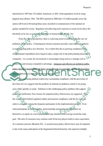 New Pollution Control Policy