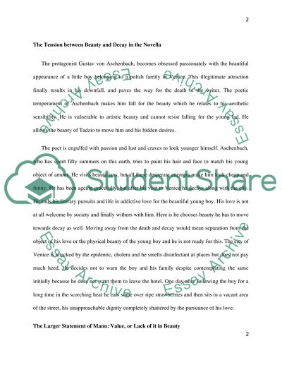 Death in Venice by Thomas Mann