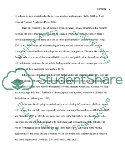 Where are the nestin-labelled stem cells in the hair follicle