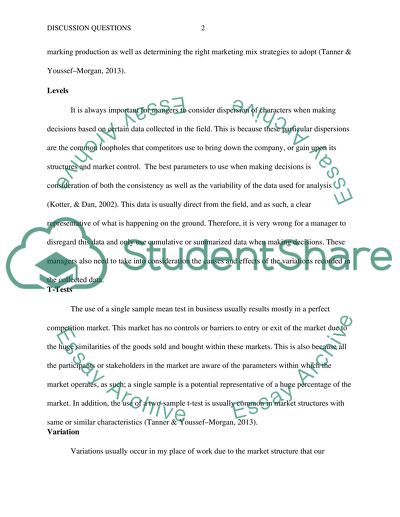 Discussion Questions