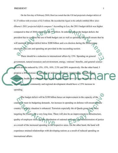 How Does Obamas 2011 Projected Deficit Compare
