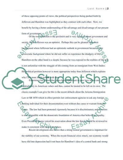 American Heritage: Jefferson, Hamilton, and the U.S. Constitution