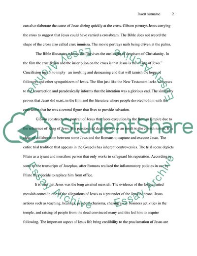 Passion of Christ as a Religious Controversial Film