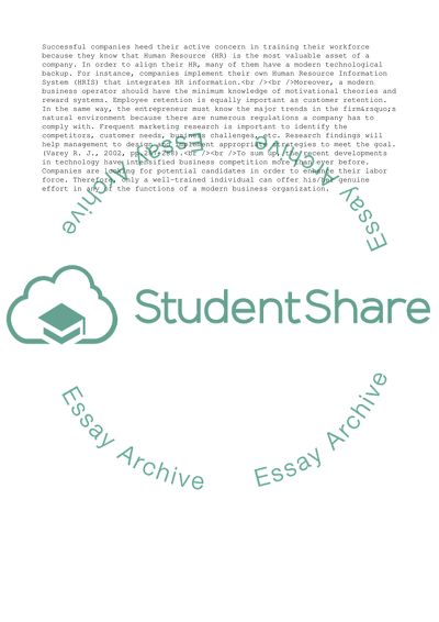 Significance of Business Training