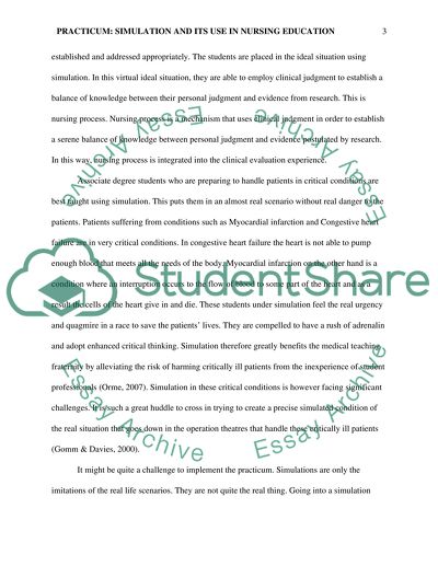 Simulation and Its Use in Nursing Education
