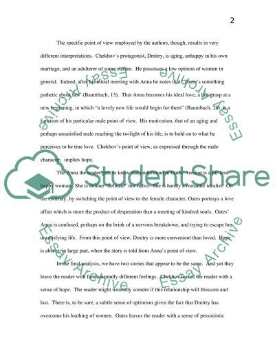 Hope or Tragedy: Points of View